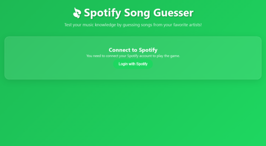 Song Guesser Preview